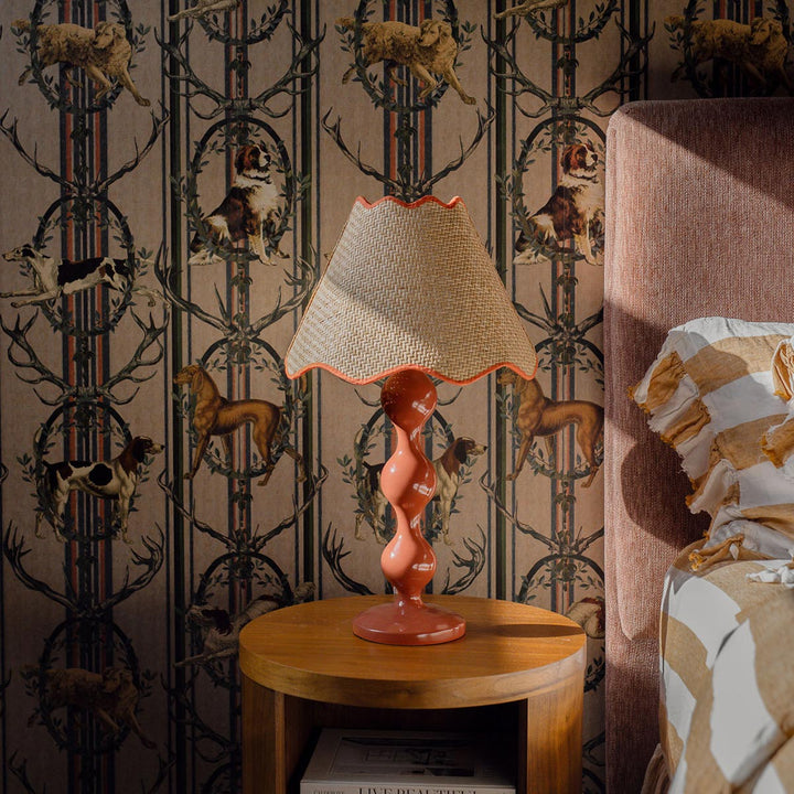 Evie Table Lamp - Cherry