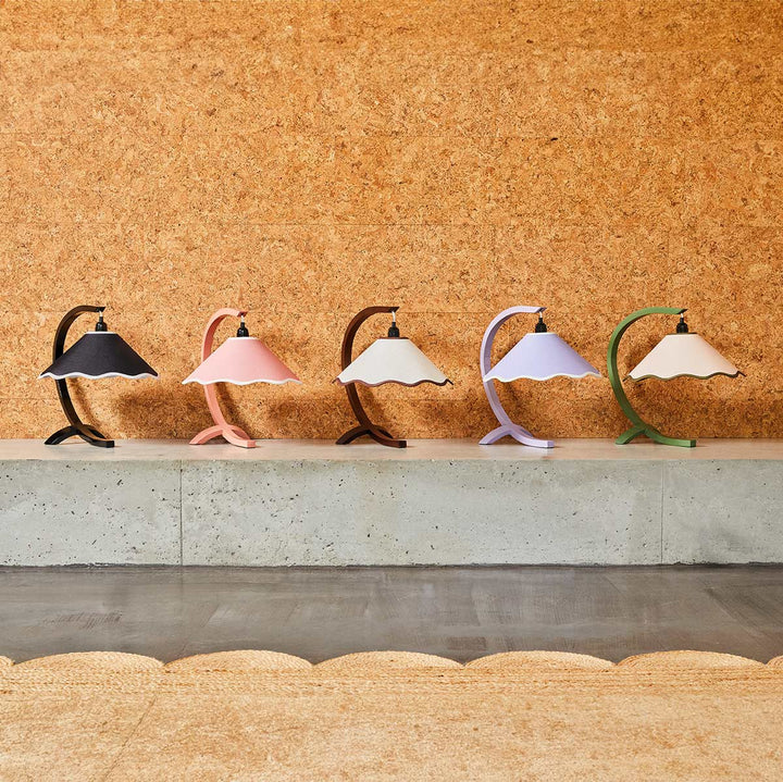 SAMPLE A - Kira Table Lamp - Walnut - base only