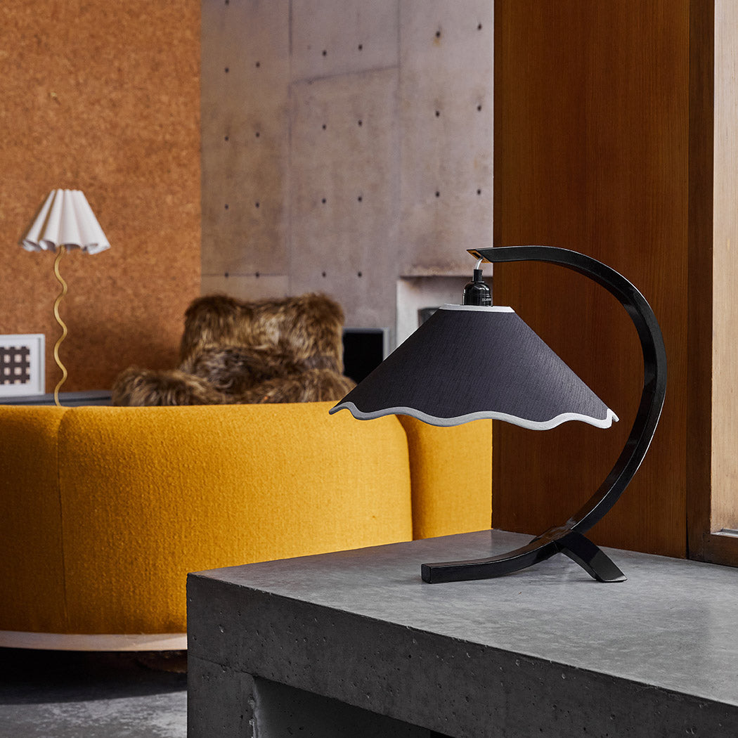SAMPLE A - Kira Table Lamp - Coal / White