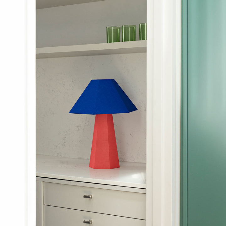 SAMPLE A - Blake Table Lamp - Azure Petal