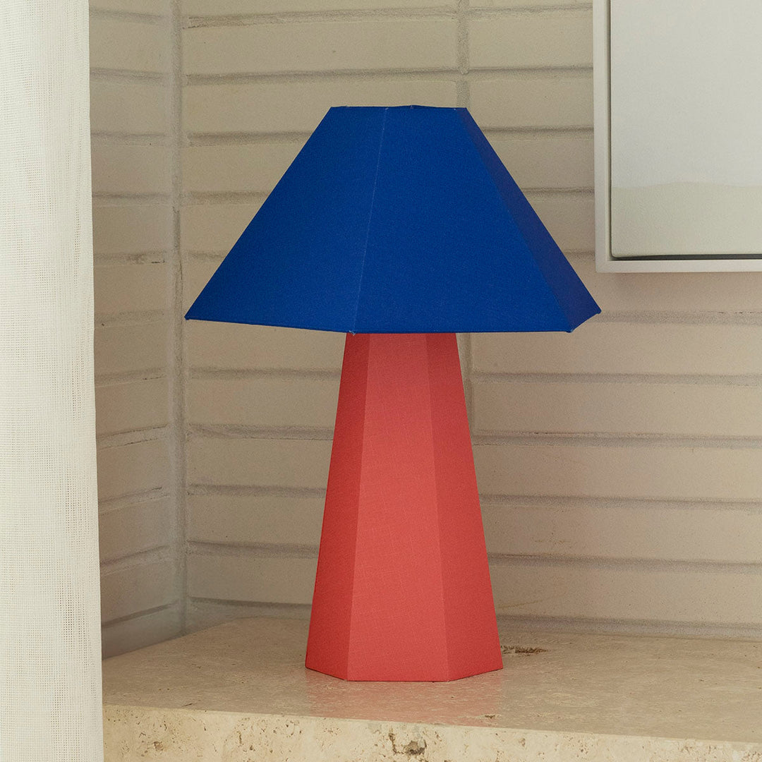 SAMPLE A - Blake Table Lamp - Azure Petal