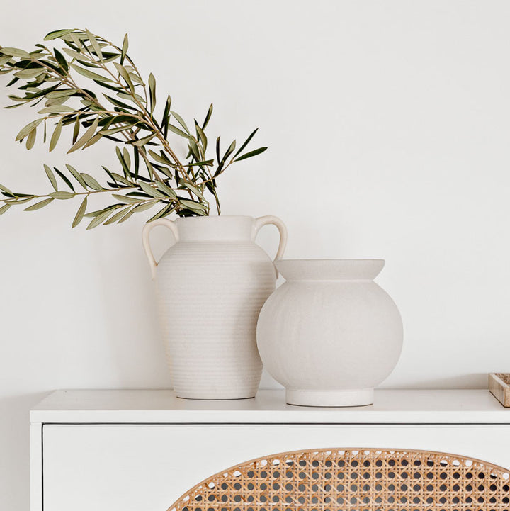 Willow Pot - Matte Cream