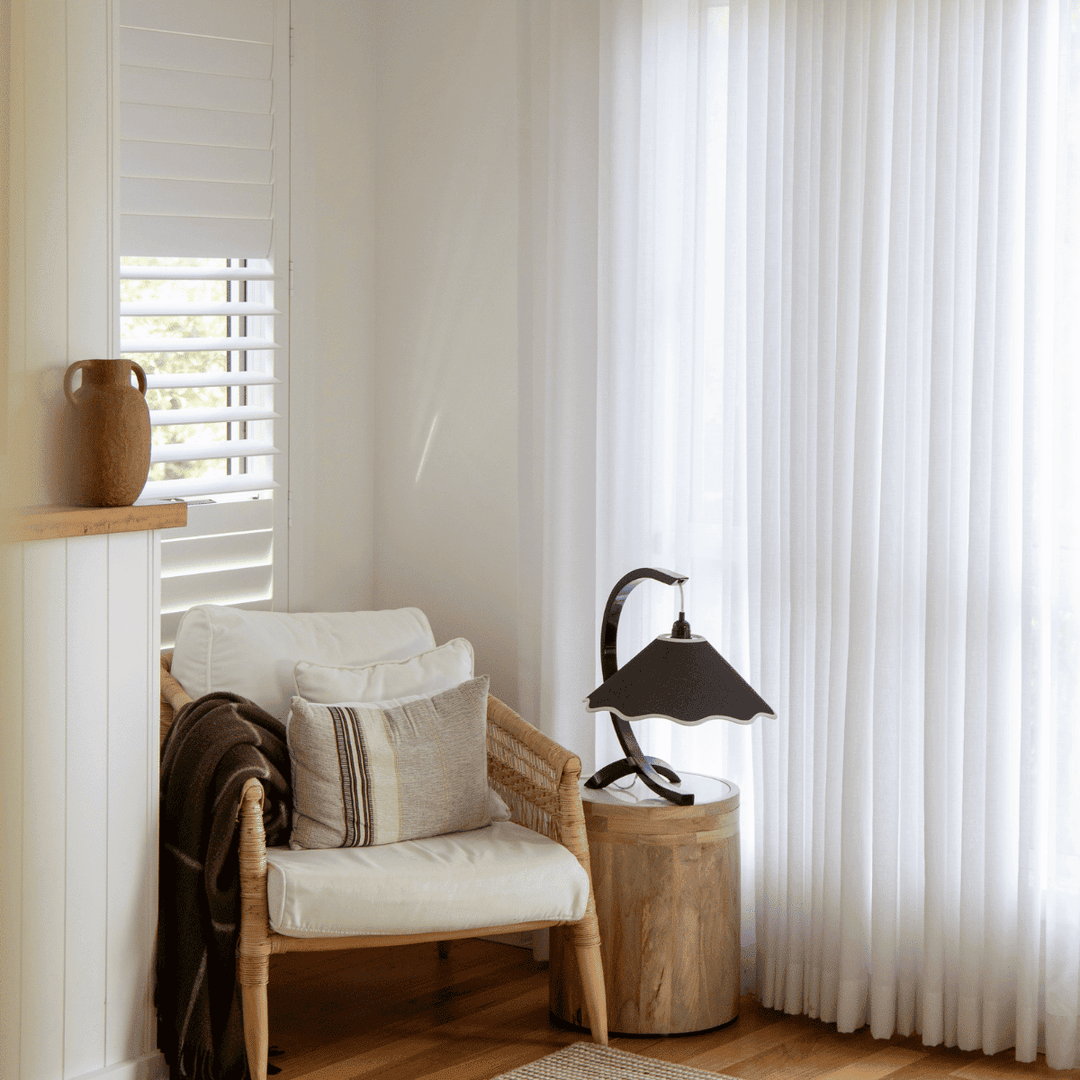 Kira Table Lamp - Coal / White