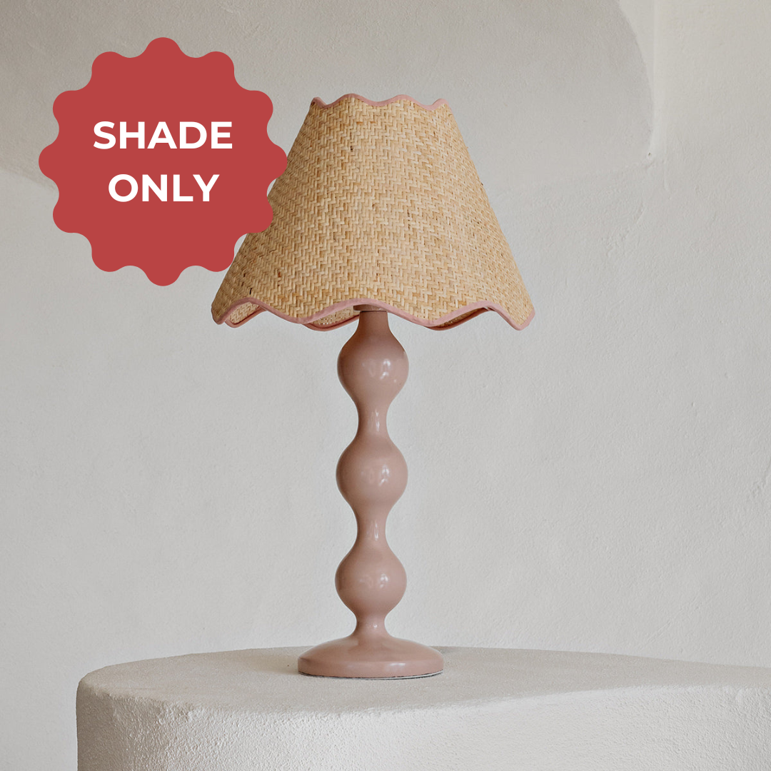 SAMPLE A - Evie Table Lamp - Blush - Shade only