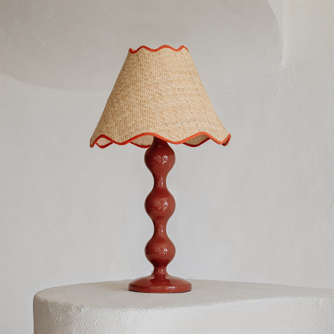 SAMPLE B - Evie Table Lamp - Cherry