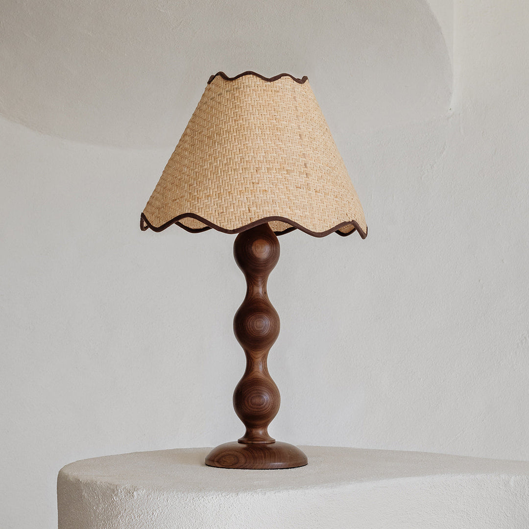 SAMPLE A - Evie Table Lamp - Walnut