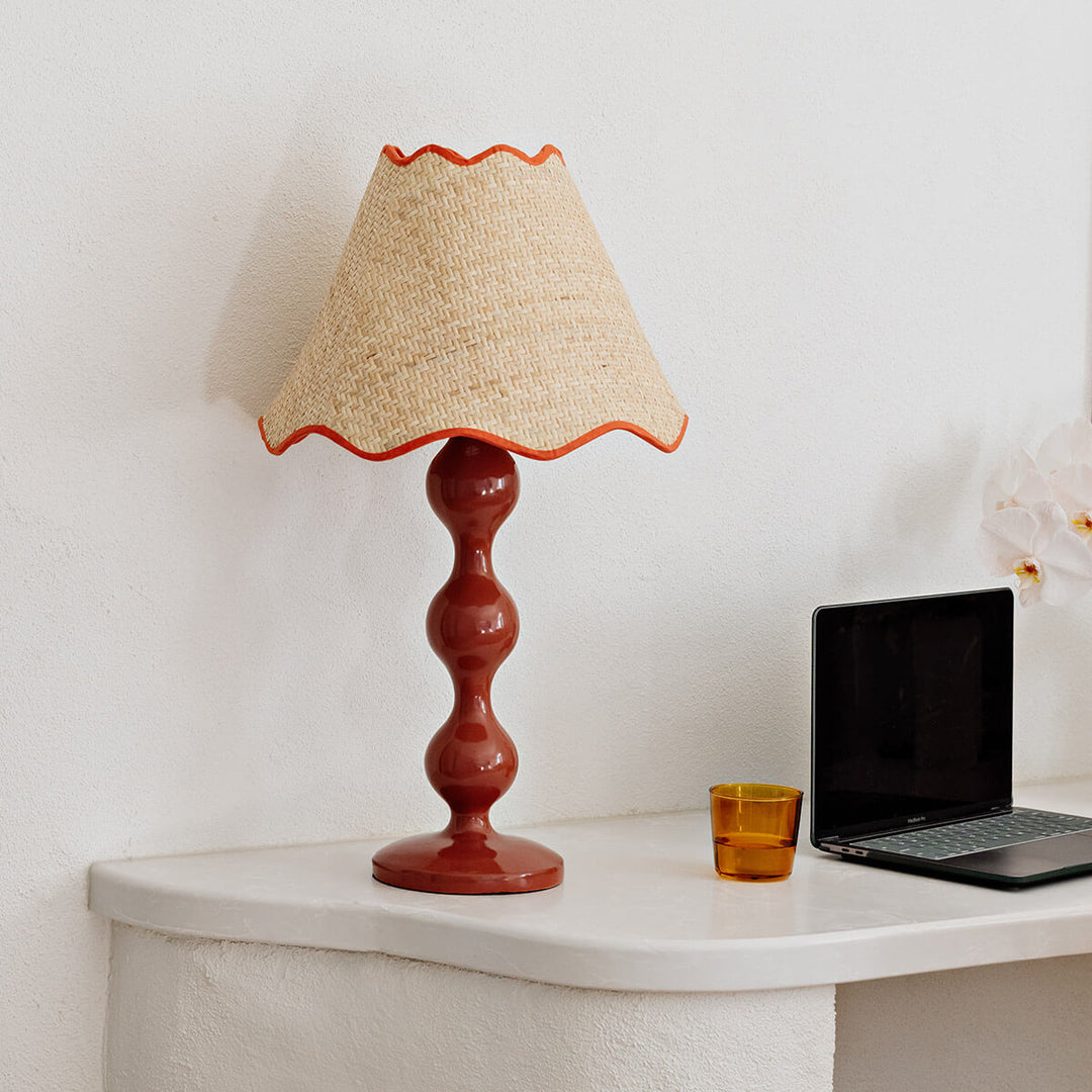 SAMPLE B - Evie Table Lamp - Cherry