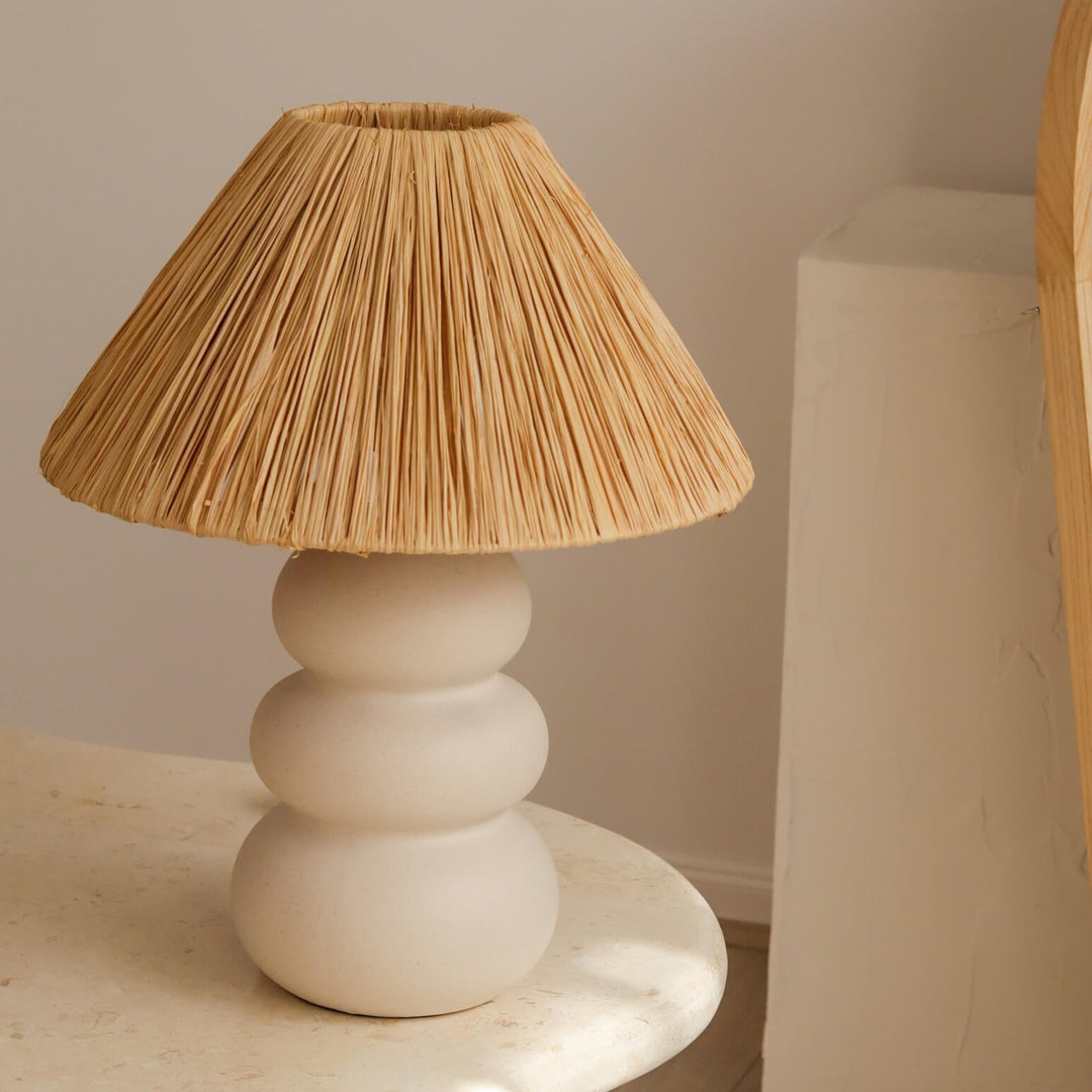 SAMPLE B - Sofia Raffia Table Lamp