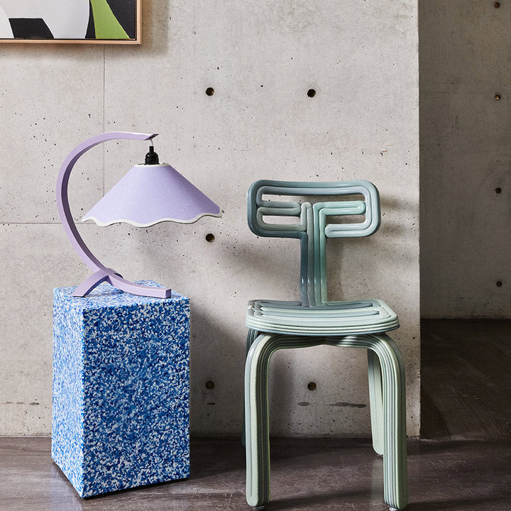 SAMPLE B - Kira Table Lamp - Lavender / Pale Yellow
