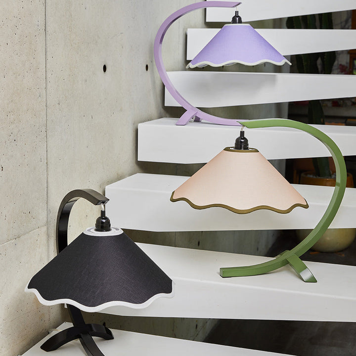 SAMPLE B - Kira Table Lamp - Lavender / Pale Yellow
