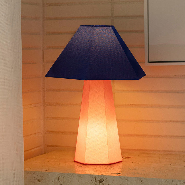 SAMPLE A - Blake Table Lamp - Azure Petal