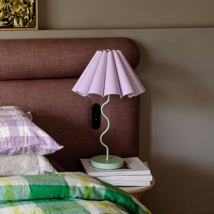 SAMPLE A - Cora Table Lamp - Lilac / Pastel Green