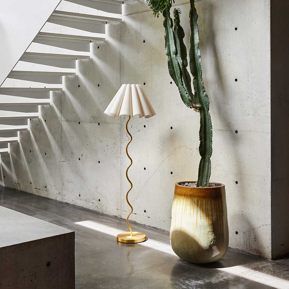 Cora Floor Lamp – styled in a home interior by Paola And Joy