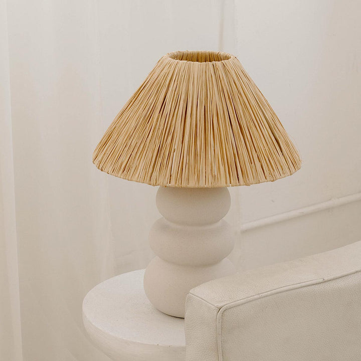 SAMPLE A - Sofia Raffia Table Lamp