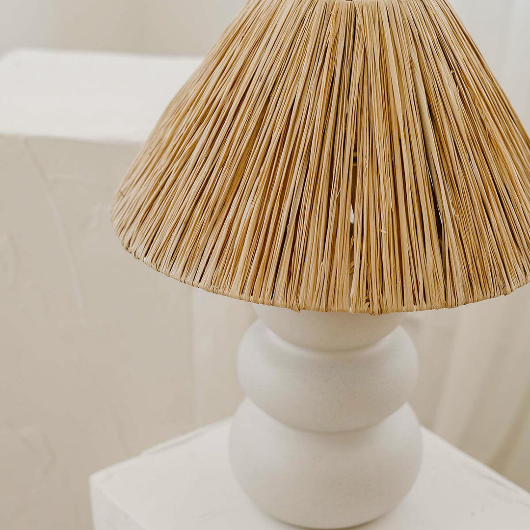 SAMPLE A - Sofia Raffia Table Lamp