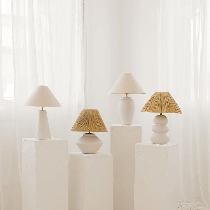 SAMPLE B - Sofia Raffia Table Lamp